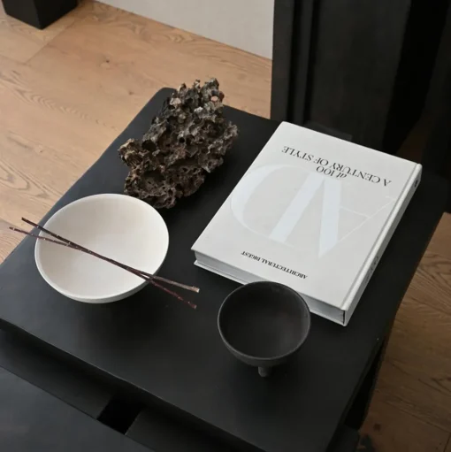 101 Copenhagen Baburu Skål Mellem Birk/Hvid