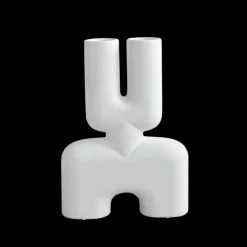 101 Copenhagen Cobra Double Vase Mellem Bone White