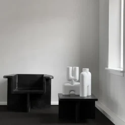 101 Copenhagen Cobra Double Vase Medium Bubble White