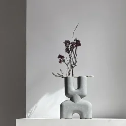 101 Copenhagen Cobra Double Vase Mini Mørkgrå