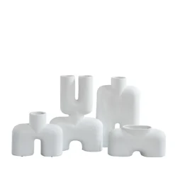 101 Copenhagen Cobra Uno Vase Mellem Bone White