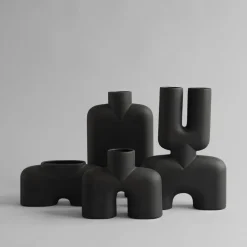 101 Copenhagen Cobra Vase Høj Medium Coffee
