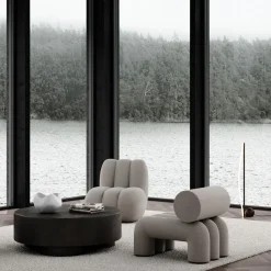 101 Copenhagen Curve Skål Stor Bone White