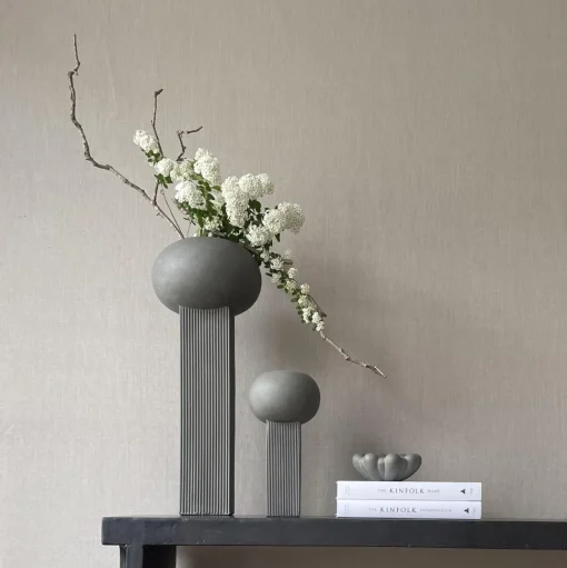 101 Copenhagen Empire Vase Stor Mørkgrå