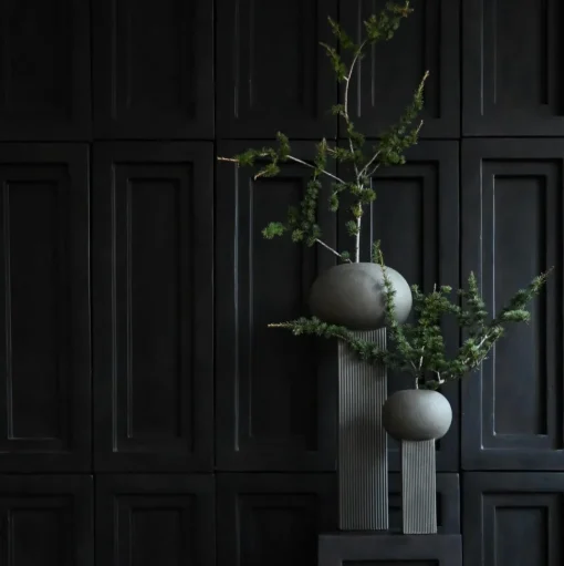 101 Copenhagen Empire Vase Stor Mørkgrå