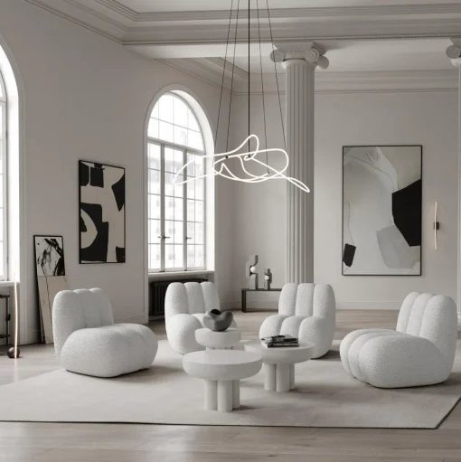 101 Copenhagen Ghost Pendel Stor Hvid