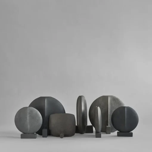 101 Copenhagen Guggenheim Vase Stor Mørkgrå