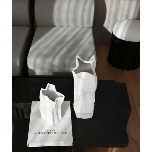 101 Copenhagen Kami Vase Stor Bone White