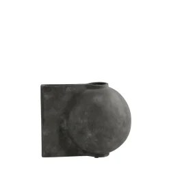 101 Copenhagen Offset Vase Mini Mørkgrå
