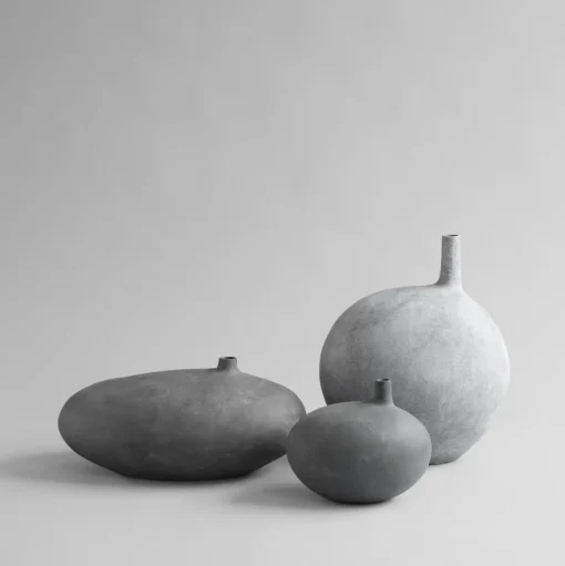 101 Copenhagen Submarine Vase Lille Mørkgrå