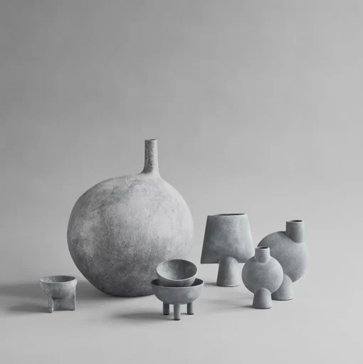 101 Copenhagen Submarine Vase Stor Lysgrå