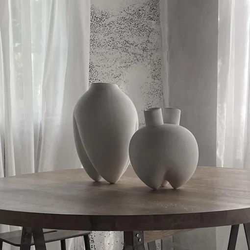 101 Copenhagen Sumo Vase Horns Bone White