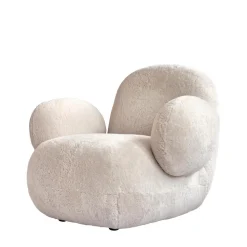 101 Copenhagen Toe Lánestol Med Armlán Sandshell/Sheepskin