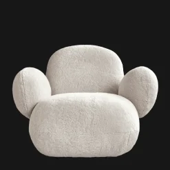 101 Copenhagen Toe Lánestol Med Armlán Sandshell/Sheepskin
