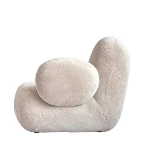 101 Copenhagen Toe Lánestol Med Armlán Sandshell/Sheepskin