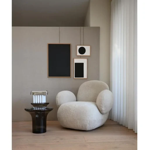 101 Copenhagen Toe Lánestol Med Armlán Sandshell/Sheepskin