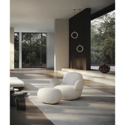 101 Copenhagen Toe Lánestol Med Armlán Sandshell/Sheepskin