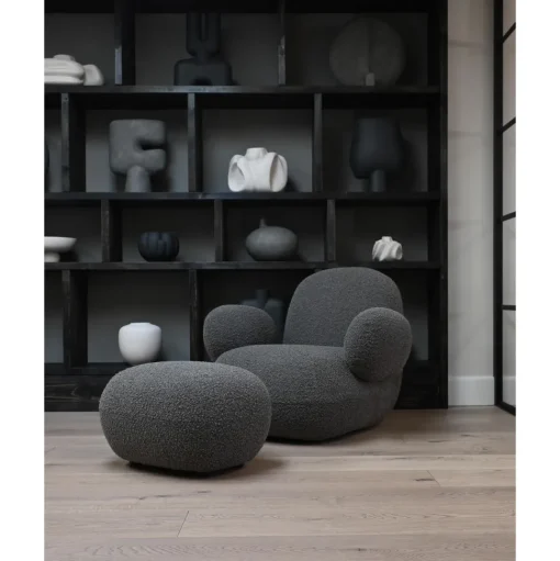 101 Copenhagen Toe Ottoman Deep Taupe