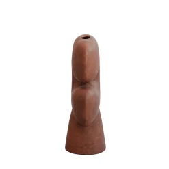 101 Copenhagen Tribal Vase Stor Terracotta