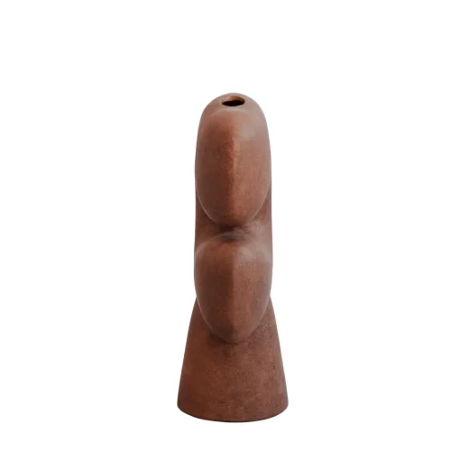 101 Copenhagen Tribal Vase Stor Terracotta