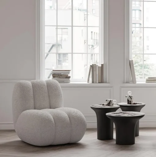 101 Copenhagen Trumpet Sidebord Lav Calacatta