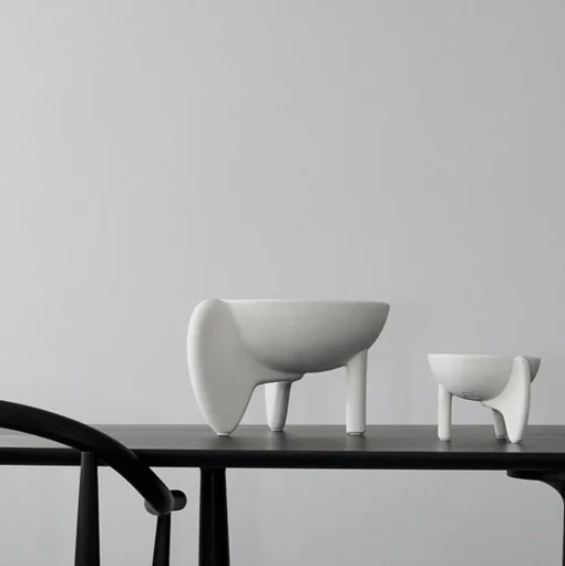 101 Copenhagen Wing Skål Stor Bone White