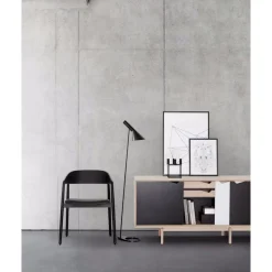Andersen Furniture AC2 Spisebordsstol m. Armlán Sort