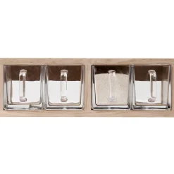 Andersen Furniture A-Organizer 1 Hylde Hvidmatlakeret Eg/Glas