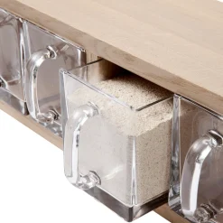 Andersen Furniture A-Organizer 1 Hylde Hvidmatlakeret Eg/Glas