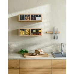 Andersen Furniture A-Organizer 1 Hylde Hvidmatlakeret Eg/Glas
