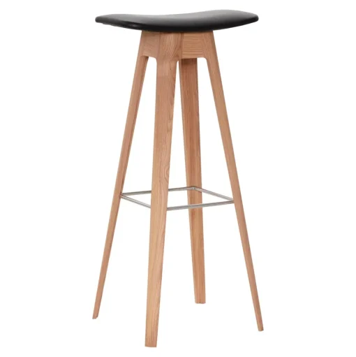 Andersen Furniture HC1 Barstol 80 cm Egetrá/Láder
