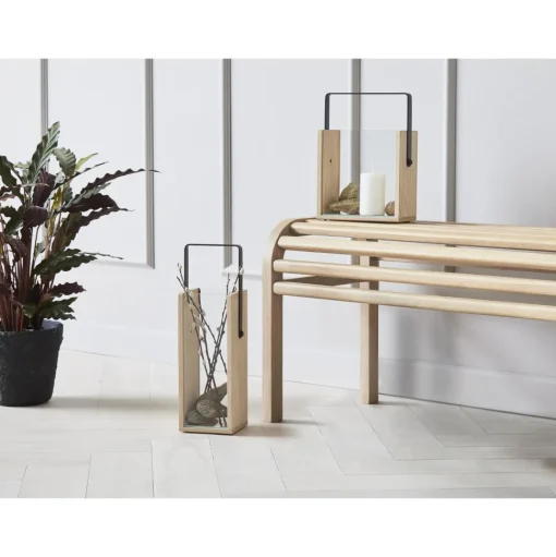 Andersen Furniture Lanterne Firkantet Høj Glas/Metal