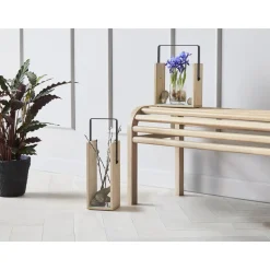 Andersen Furniture Lanterne Firkantet Høj Glas/Metal