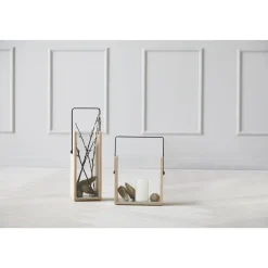 Andersen Furniture Lanterne Firkantet Høj Glas/Metal