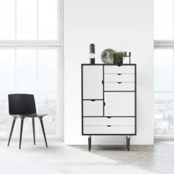 Andersen Furniture S5 Skab Sort/Hvid