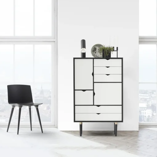 Andersen Furniture S5 Skab Sort/Hvid