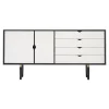 Andersen Furniture S6 Skab Sort/Hvid