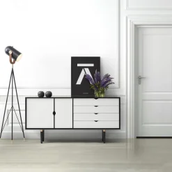 Andersen Furniture S6 Skab Sort/Hvid