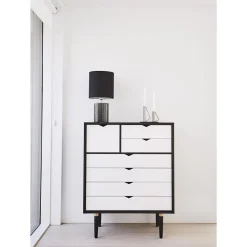 Andersen Furniture S8 Skab Sort/Hvid