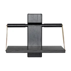 Andersen Furniture Shelf Wood Wall Lille Sort
