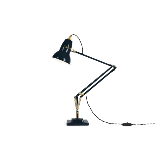 Anglepoise Original 1227 Bordlampe Messing/Ink Blue