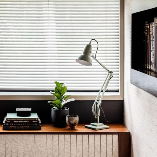 Anglepoise Original 1227 Bordlampe Messing/Ink Blue