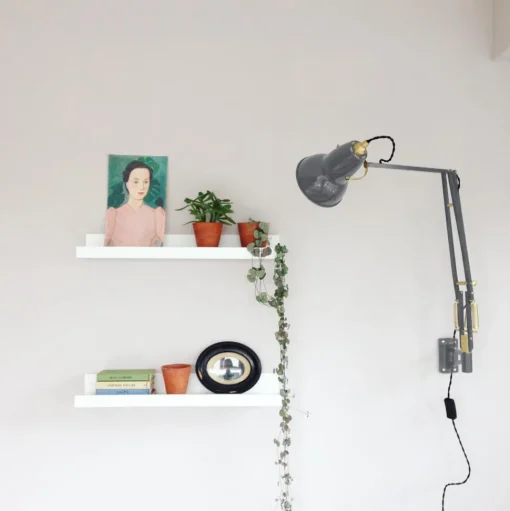 Anglepoise Original 1227 Lampe med Vágbeslag Jet Black