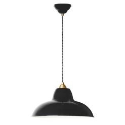 Anglepoise Original 1227 Messing Midi Wide Pendel Jet Black