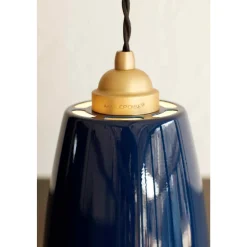 Anglepoise Original 1227 Messing Midi Pendel Ink Blue