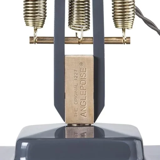 Anglepoise Original 1227 Messing Bordlampe Elephant Grey