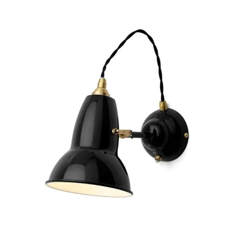Anglepoise Original 1227 Messing Váglampe Jet Black