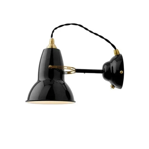 Anglepoise Original 1227 Messing Váglampe Jet Black