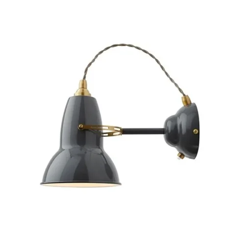 Anglepoise Original 1227 Messing Váglampe Elephant Grey