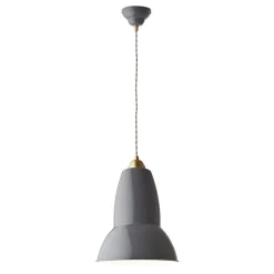 Anglepoise Original 1227 Messing Maxi Pendel Elephant Grey